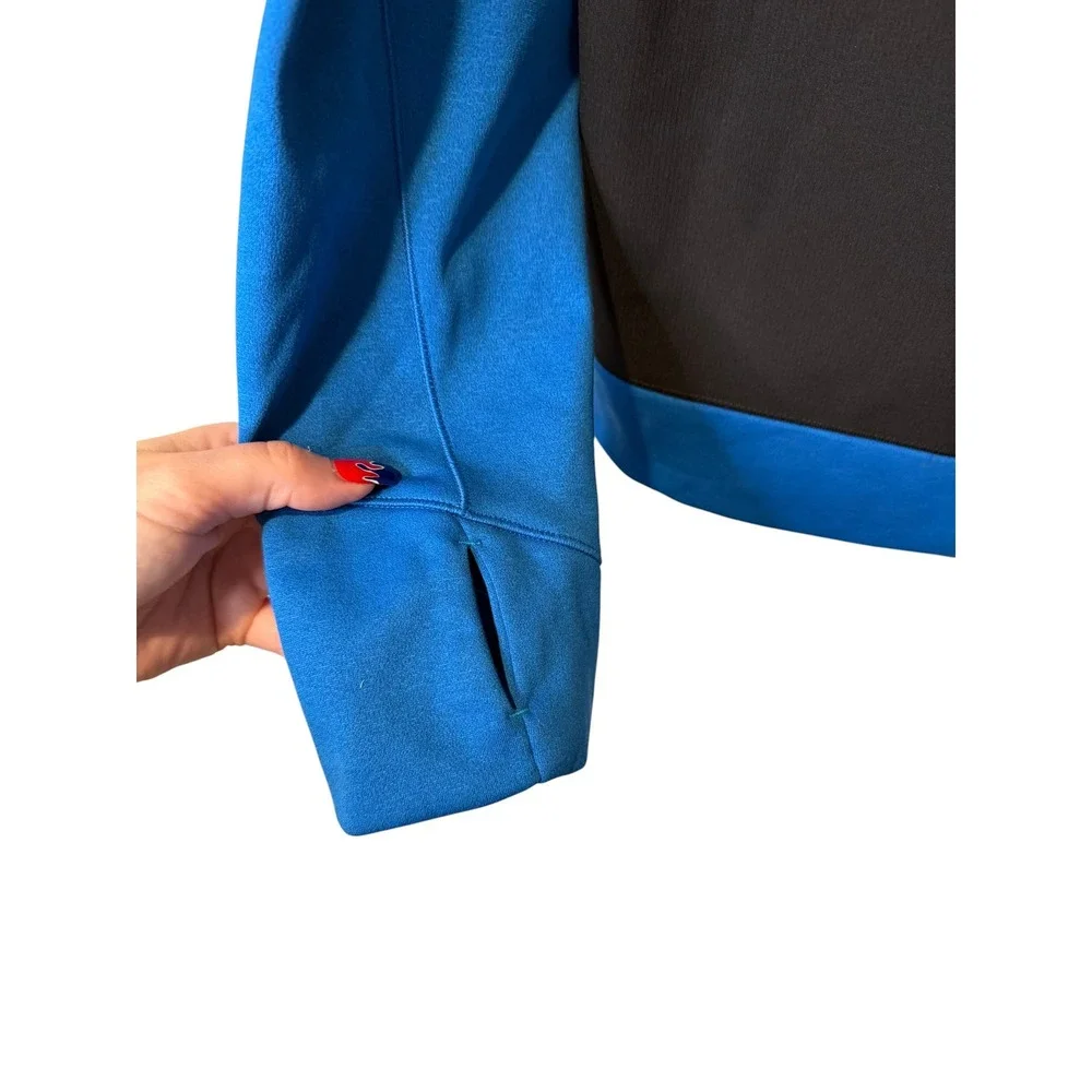 The North Face Kilowatt Jacket Mens Large Black Blue Mountain Athletics Hoodie